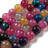 Dragon Vein Agat – Facetteret (12mm) - Uniq Perler - 112848