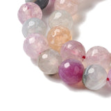 Dragon Vein Agat – Farve Mix, Facetteret (8mm) - Uniq Perler - 114119