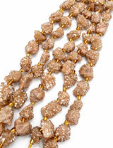 Druzy Agat Perler – Nuggets, Brun (10 - 16x12,5 - 15mm) - Uniq Perler - 117513