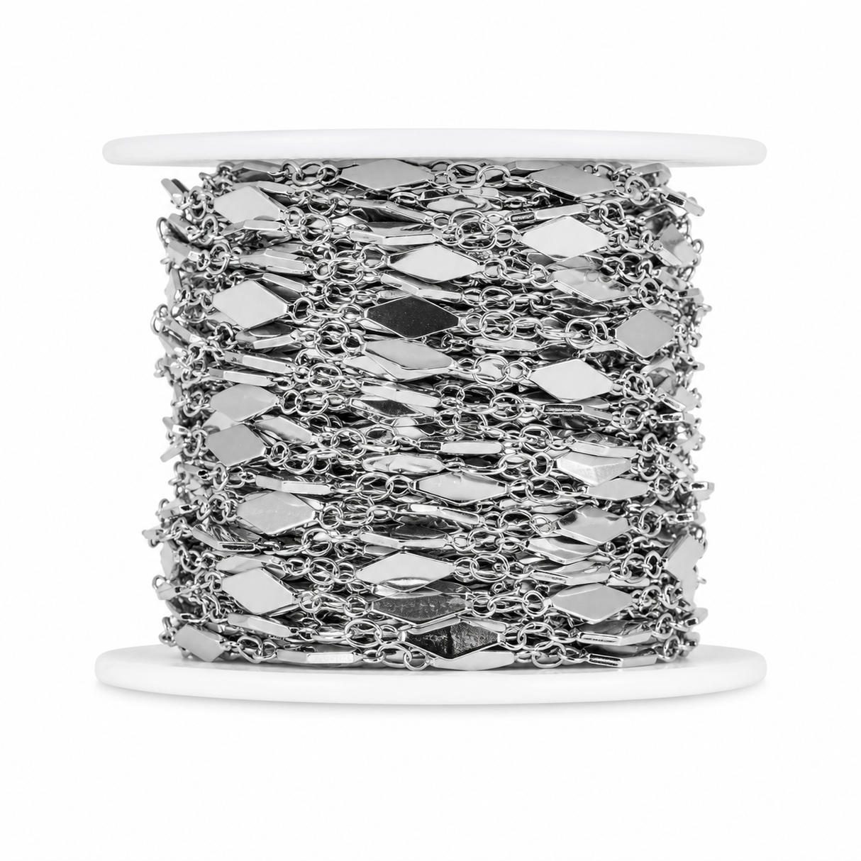 <tc>Vannfast</tc> "Star Link"-kjede, gullbelagt stål, 2,1 mm, 1 m