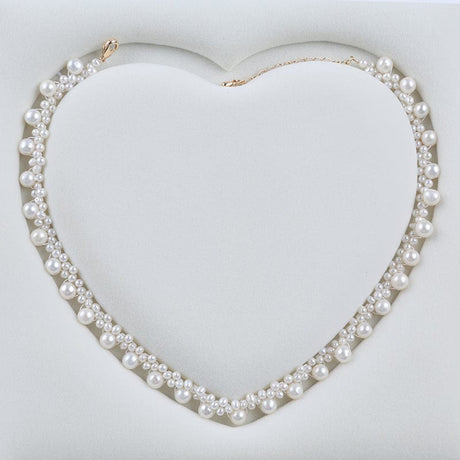 Eksklusiv Gaveæske Med Hjerteform (19x19cm) - Uniq Perler - 144574