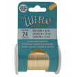 Ekstra Slidstærk Wire - 24 karats Forgyldning - 0,5mm (27m) - Uniq Perler - 118495