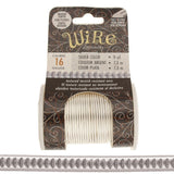 Ekstra Slidstærk Wire - Sølvfarvet - 1,3mm (7,3m) Medium Hårdhed - Uniq Perler - 118491