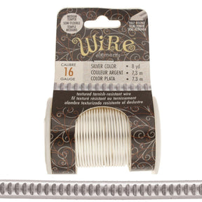 Ekstra Slidstærk Wire - Sølvfarvet - 1,3mm (7,3m) Medium Hårdhed - Uniq Perler - 118491