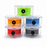 Elastiksnor – 5 Ruller Mix Farver (0,6mm, 5x50m) - Uniq Perler - 115937