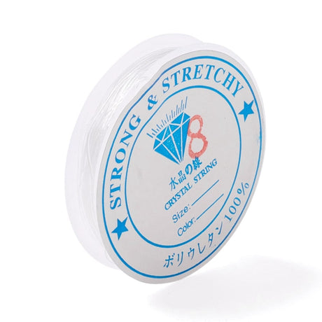 Elastiksnor - Klar (0,5mm, 15m) - Uniq Perler - 233423