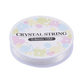 Elastiksnor - Klar (0,8mm, 10m) - Uniq Perler - 