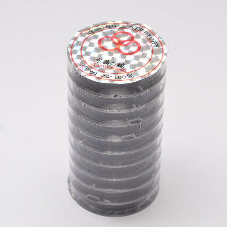 Elastiksnor – Sort (0,8mm, 10m) - Uniq Perler - 00000004804