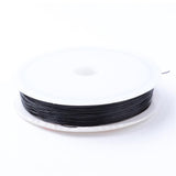 Elastiksnor – Sort (2mm, 1 Meter) - Uniq Perler - 998742