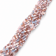 Elektroplatede Glasperler - Farve Mix, Facet (3x2mm) - Uniq Perler - 111176
