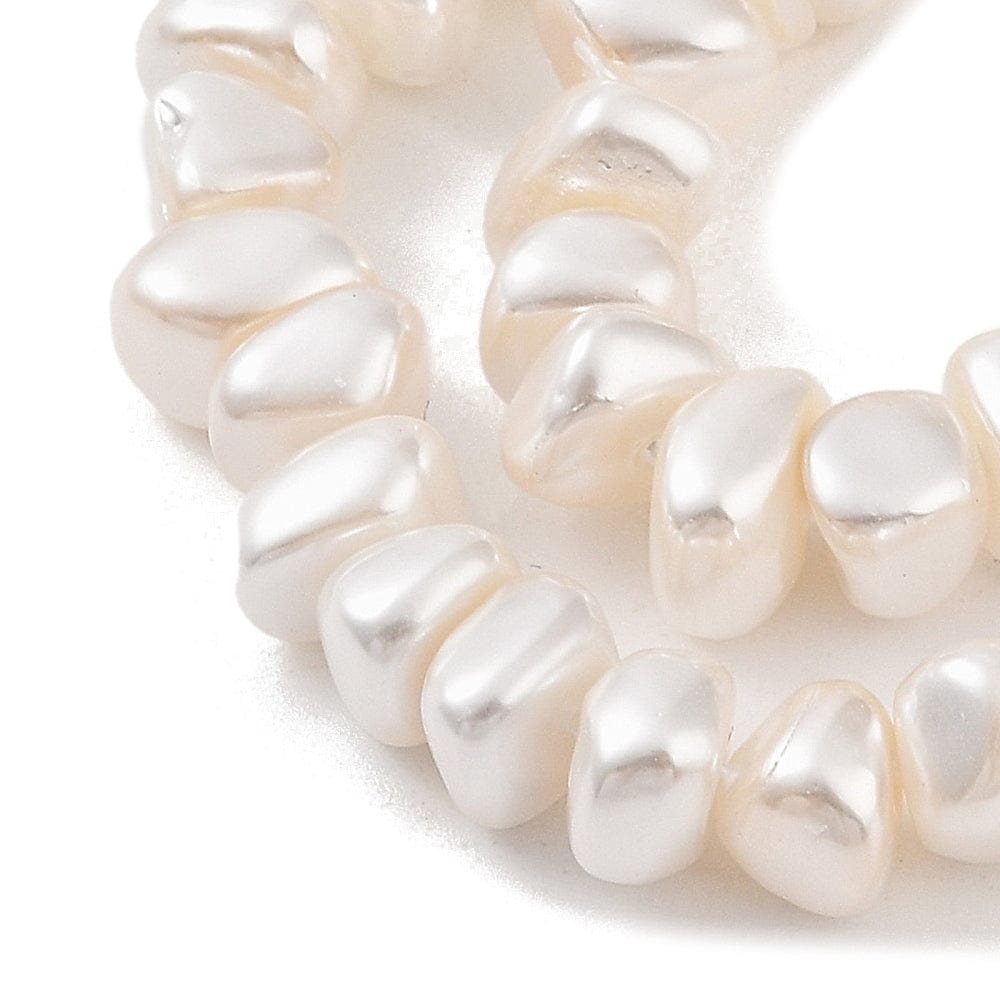 Elektroplatede Shell Nuggets, 4,5 - 9mm - Uniq Perler - 114090