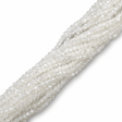Elektroplateret Glasperler – Perlemor, Rondel, Facetteret (3,5-3,8mm) - Uniq Perler - 117144