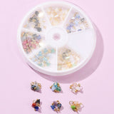 Elektropletterede Glas Vedhæng – Mix Farver (8mm) 90 stk. - Uniq Perler - 