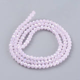 Elestroplatede Glasperler, Rosa, (2x3mm) - Uniq Perler - 111981