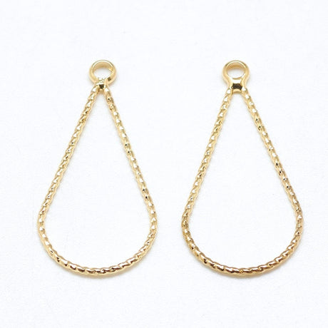 Enkel Dråbe Med Snoninger, 6 stk. - Uniq Perler - 111755