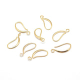 Enkel Ørekrog - 18K Forgyldt Langtidsholdbar, (21mm) - Uniq Perler - 848477