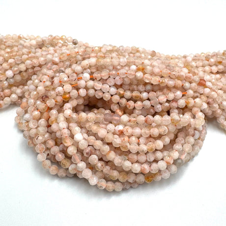 Facetterede Citrin Perler - Gul/Gylden, (3.5mm) - Uniq Perler - 114283