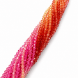 Facetteret Bicone Glasperler Mix - Gradueret Farver (3mm) - Uniq Perler - 117157