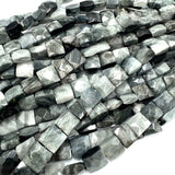 Falke Øje Sten - Kantet (10x10x5mm) - Uniq Perler - 754677