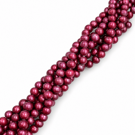 Farvede Ferskvandsperler -(5-6x5-7mm) - Uniq Perler - 814373