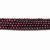 Farvede Ferskvandsperler - Lilla (5-6x5-7mm) - Uniq Perler - 814373