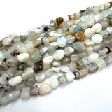 Farverig Opal, Nuggets, (8 - 10mm) - Uniq Perler - 115367