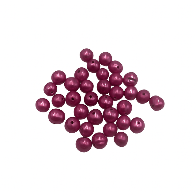 Farvet Ferskvandsperler, Pink, 5 - 6mm (Enkelt Perle) - Uniq Perler - 52554