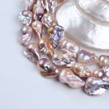 Ferskvandsperle, Barok Perle - Grade AA (15 - 26mm) 1 stk - Uniq Perler - 798653