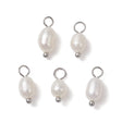 Freshwater pearl pendant, 13x4.5mm, 8 pcs. - Uniq Perler - 114235