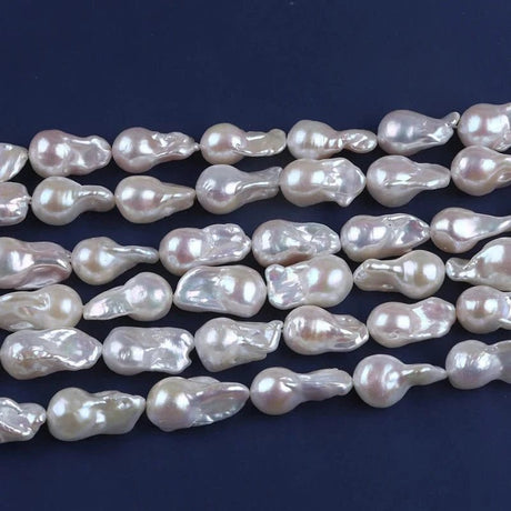 Ferskvandsperler – Barok (11 - 13×13 - 18,5mm), Grade AAA - Uniq Perler - 115385