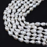 Ferskvandsperler – Barok (13 - 16,5×17,5 - 26,5), Grade AA - Uniq Perler - 1118875