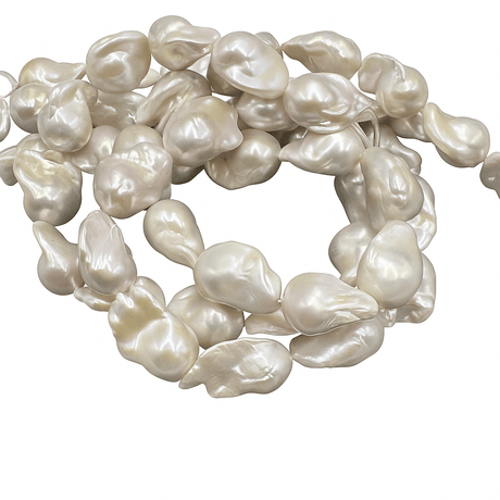 Ferskvandsperler – Barok (16x25mm), Grade AA - Uniq Perler - 114027