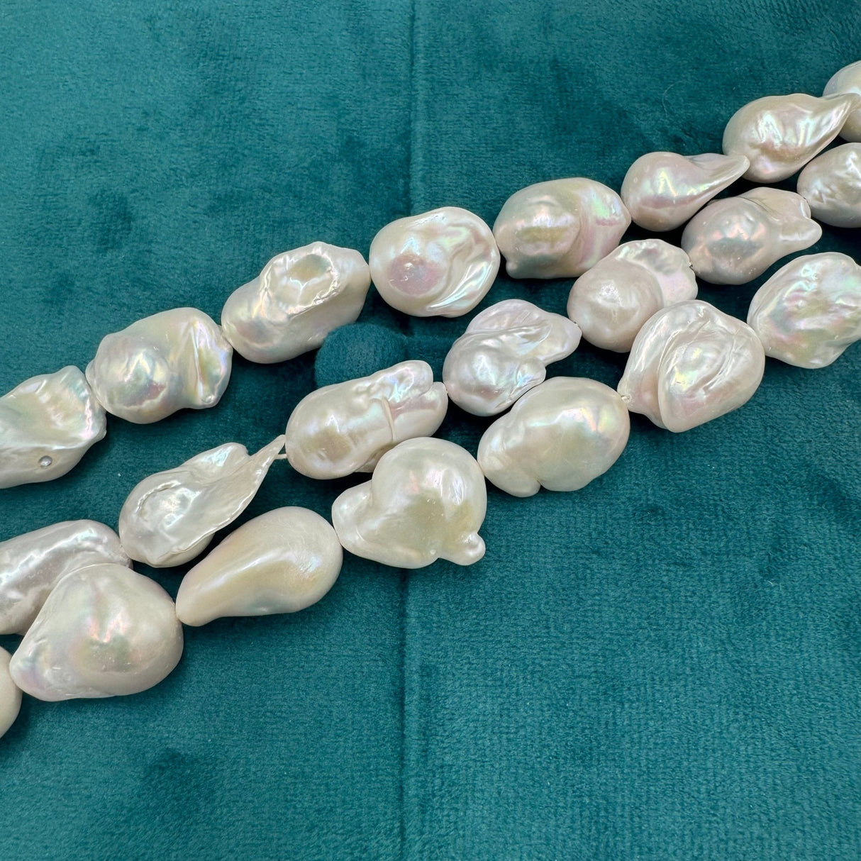 Ferskvandsperler – Barok (16x25mm), Grade AA - Uniq Perler - 114027