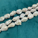 Ferskvandsperler – Barok (16x25mm), Grade AA - Uniq Perler - 114027