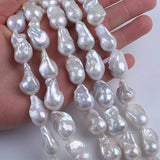 Ferskvandsperler – Barok, Grade AA (15 - 18mm) - Uniq Perler - 8635677