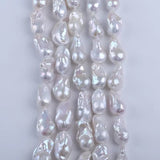 Ferskvandsperler – Barok, Grade AA (15 - 18mm) - Uniq Perler - 8635677