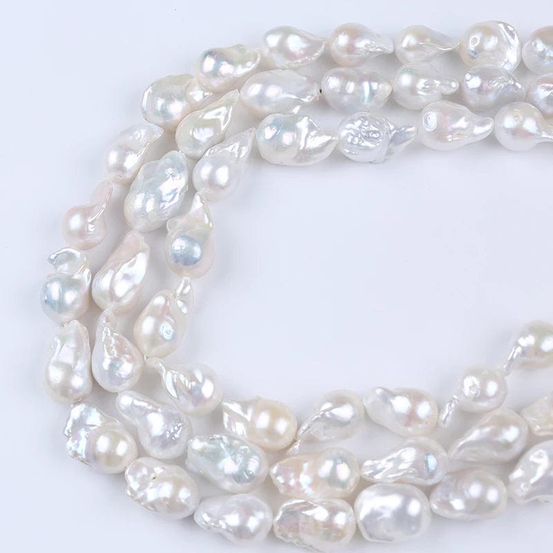 Ferskvandsperler - Barok, Grade AA (16 - 20mm), 1 Stk - Uniq Perler - 7587889