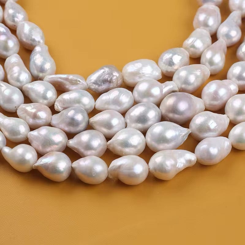 Ferskvandsperler - Barok Perle, Grade A (12 - 14mm), 1 Stk - Uniq Perler - 754678