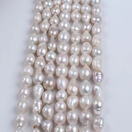 Ferskvandsperler - Barok Perle, Grade A (12 - 14mm), 1 Stk - Uniq Perler - 754678