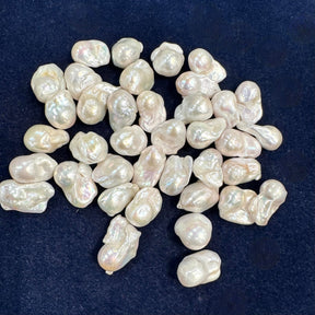 Süßwasserperlen, Barockperle - Grade A (18 - 23mm) 1 Paar - Uniq Perler - 664456