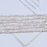 Ferskvandsperler – Biwa Barok, Grade AA (20x6–10mm) - Uniq Perler - 1111490461