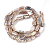 Ferskvandsperler – Electroplated, Nuggets (4 - 14x4 - 7mm) - Uniq Perler - 