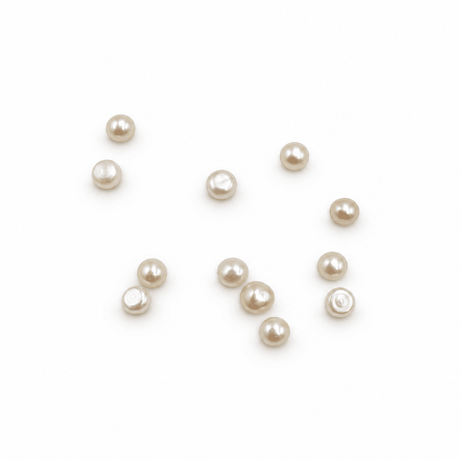 Ferskvandsperler, Flad Bagside, 2,5-3mm, (2 Stk) - Uniq Perler - 117742