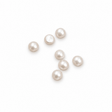 Ferskvandsperler, Flad Bagside, 2,5-3mm, (2 Stk) - Uniq Perler - 117742