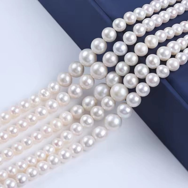 Ferskvandsperler – Grade AA, Gradueret (6–13mm) - Uniq Perler - 158882