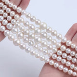 Ferskvandsperler – Grade AA, Gradueret (6–13mm) - Uniq Perler - 158882