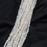 Ferskvandsperler – Hvid, Nugget, Grade A (5 - 6mm) - Uniq Perler - 95578