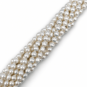 Ferskvandsperler – Let Dråbeformet, Grade AAA (6,5-7x5,5-6mm) - Uniq Perler - 125446
