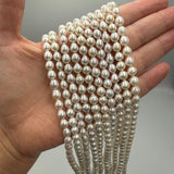 Ferskvandsperler – Let Dråbeformet, Grade AAA (6,5-7x5,5-6mm) - Uniq Perler - 125446