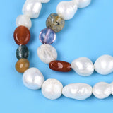 Ferskvandsperler Og Mix perler – Nuggets/Chips (5 - 12 mm) - Uniq Perler - 